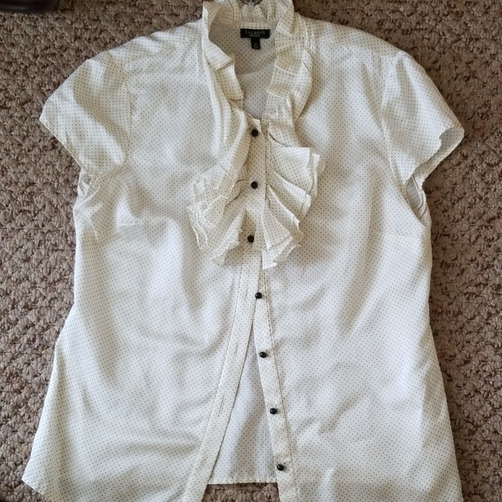 Talbots silk blouse